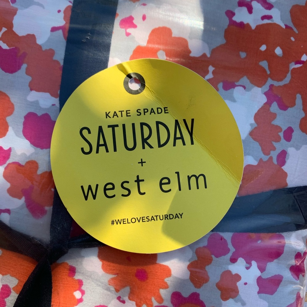Kate Spade Pink/Orange Camo floral King Duvet